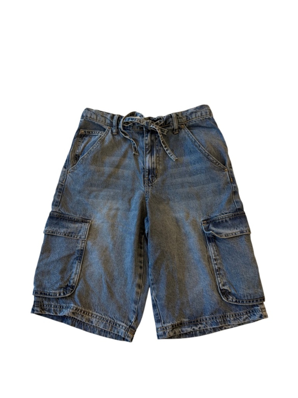 SPLENDID Lounge Denim Cargo Short in Indigo Size XS - Picture 2 of 8